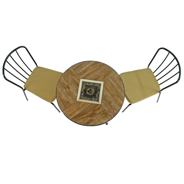 Dakota Fields HASLEMERE Garden Ceramic Mosaic Bistro Table Wayfair.ie